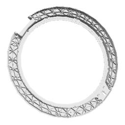 rám dvierok, vzadu, šedý, Ø443,6mm