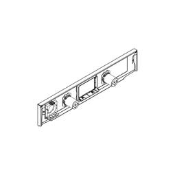 BEDIENBLENDE,INOX,60CM,LUX,2K