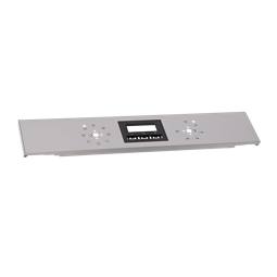BEDIENBLENDE,INOX,60CM, SET, 2