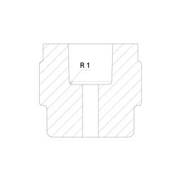 adaptor, foot, white