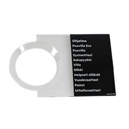 programme plate,knob,adhesive,IT