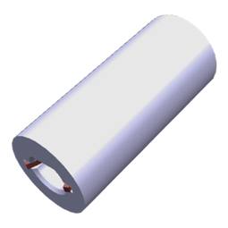 knob, white,