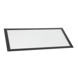 door glass, inner, 824x402mm