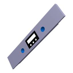 BEDIENBLENDE,INOX,60CM,LUX,2K