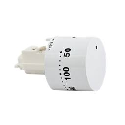 bouton, thermostat, blanc