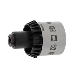 knob, function, grey, 10+0