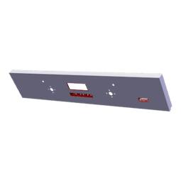 BEDIENBLENDE,INOX,60CM,SET,2K