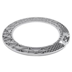 deurkader, achter, grijs, Ø486mm