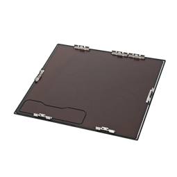 Glasplatte mit Rahmen,Inox,Progress,576x506mm