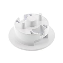 knop, programmaselektor, wit