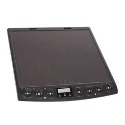 cooking top with frame, black