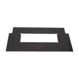 front panel, glass, black, BEST