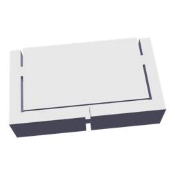 Gefrierschubladentür - Stainless Steel - 913x229mm