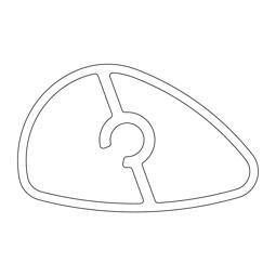 handle profile,round,metal,inox, 676
