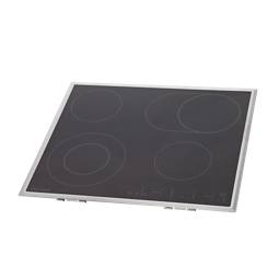 Glasplatte mit Rahmen,Inox,Dieter Knoll Collection,576x506mm