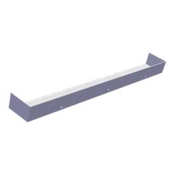 spacer, back, black, 548x65