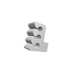 afstandshouder, demper, 3-wegs,