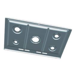 work top, inox, 894x590mm