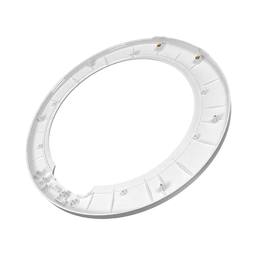 door frame, front, white, Ø405mm