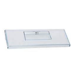 front panel, Box freezer, silkscreened, blue 738,H134.5mm