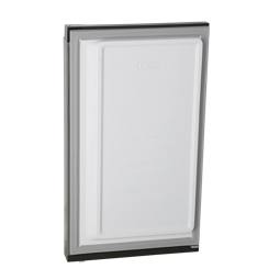 porte congélateur, inox, droit, 782x451x97mm