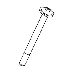 bolt, door handle, M4x16 T20
