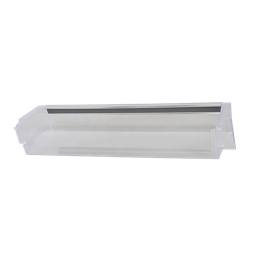 door shelf, metal strip, transparent, 419x98,5x60