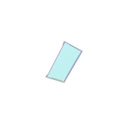 glass shelf, assembly, 646.2x364.6mm