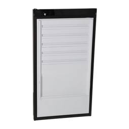refrigerator door, assembly, black, 1080x595mm