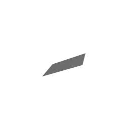 shock absorption mat, side panel, 680x440mm