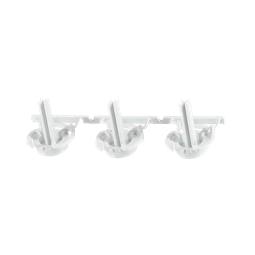 push button unit, white