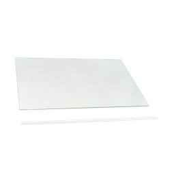 hylla glas-, sats, invändig beklädnad, 487x316mm