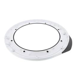 deurkader, voorzijde, wit, Ø490mm