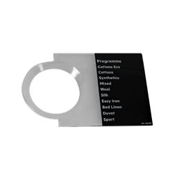 programme plate,knob,adhesive,EN
