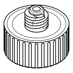 connection, cylinder, foot, H=38.5mm