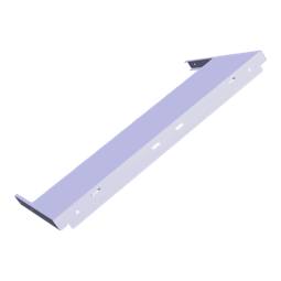 extension piece, white, 458,7x32,2x276,5