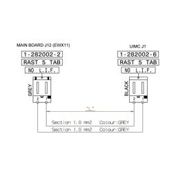 Kabelbaum,Inverter,Elektronik,J12<->J1,1180m