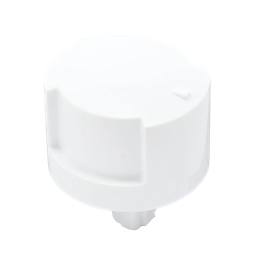 knob, gas, white