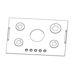 work top,black,Electrolux,740x510mm