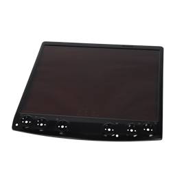 cooking top with frame, black, 60cm