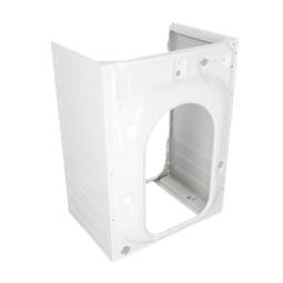 kabinet, bagside, hvid, HEC54,P2