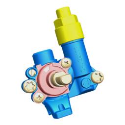 gaskraan, semisnel, d=0.32 G25-25mbar