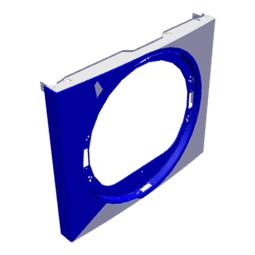 front panel, inox