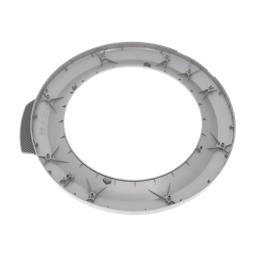 TÜRRAHMEN,VORNE,SILBER,Ø490MM,