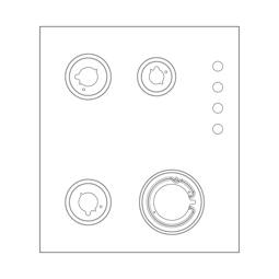blat roboczy,nierdzewny,Electrolux,595x525mm