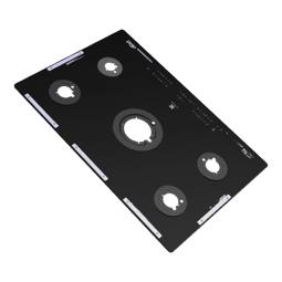 work top, black, AEG, 750x510mm