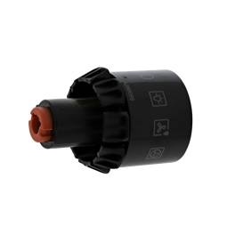 knob, function, black, 9+0
