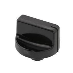 knop, gas, zwart,