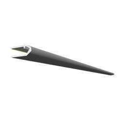 strip edge, glass shelf, front, 477mm