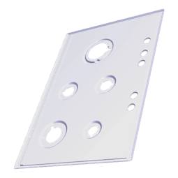 work top, inox, Electrolux, 744x510mm